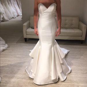 Wedding dress. Was a size 8, but altered into a 6